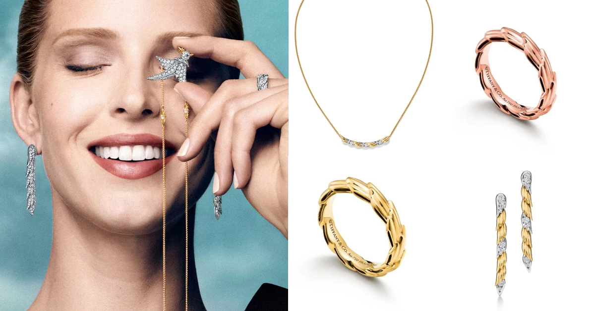 Tiffany石上鳥「Wings」K金戒6萬有找！羽翼刻工太細緻，婚戒、情侶對戒都適合