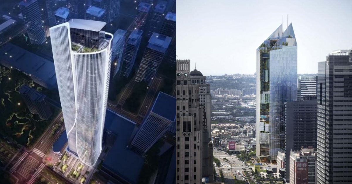 台中六大重量級高樓新地標：台中之鑽、冠德環球購物中心、中維大廈