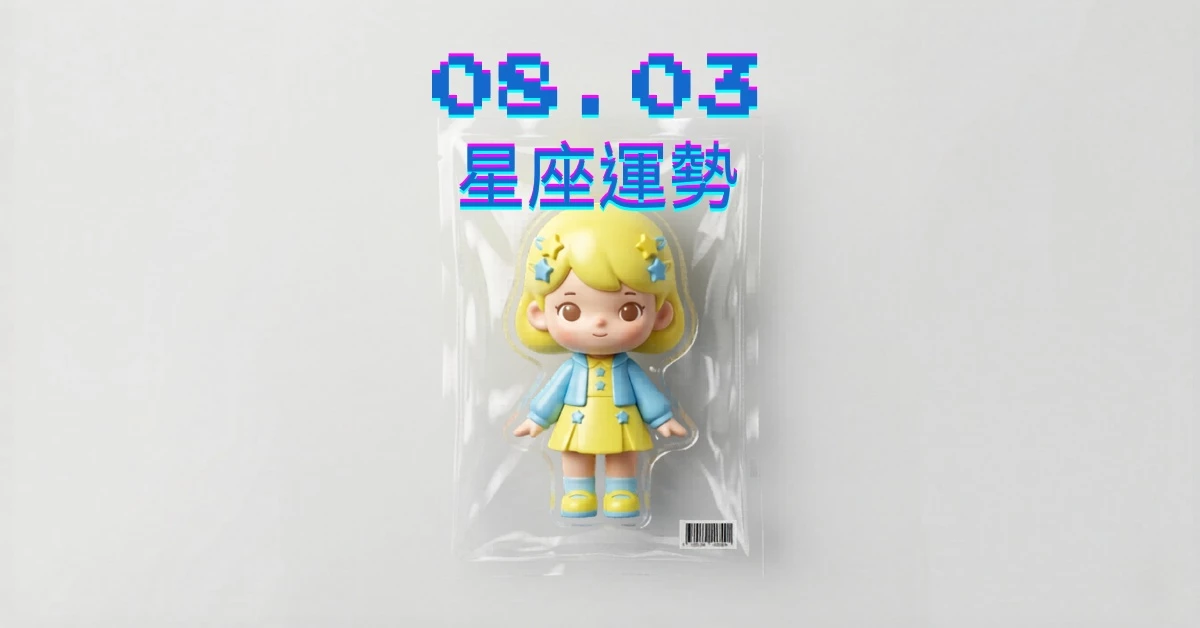 【星座運勢】08/03：金牛綻放愛情火花，「這星座」職場工作需細心謹慎處理