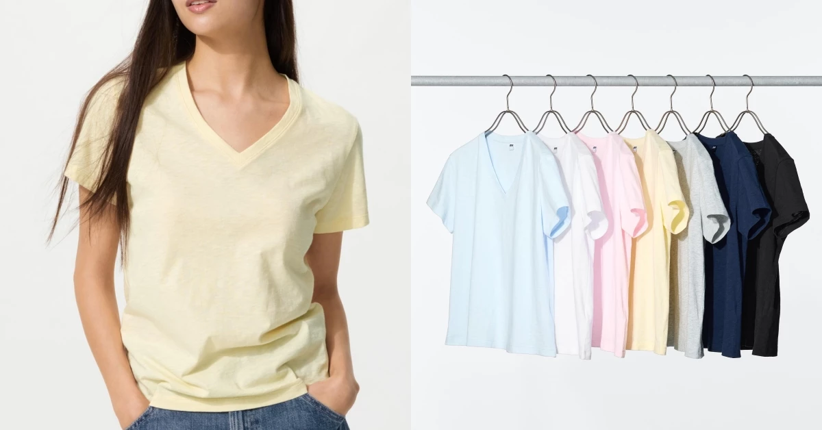 Uniqlo這件素T超顯瘦？!兩大設計關鍵，網友狂讚：「可包色！」
