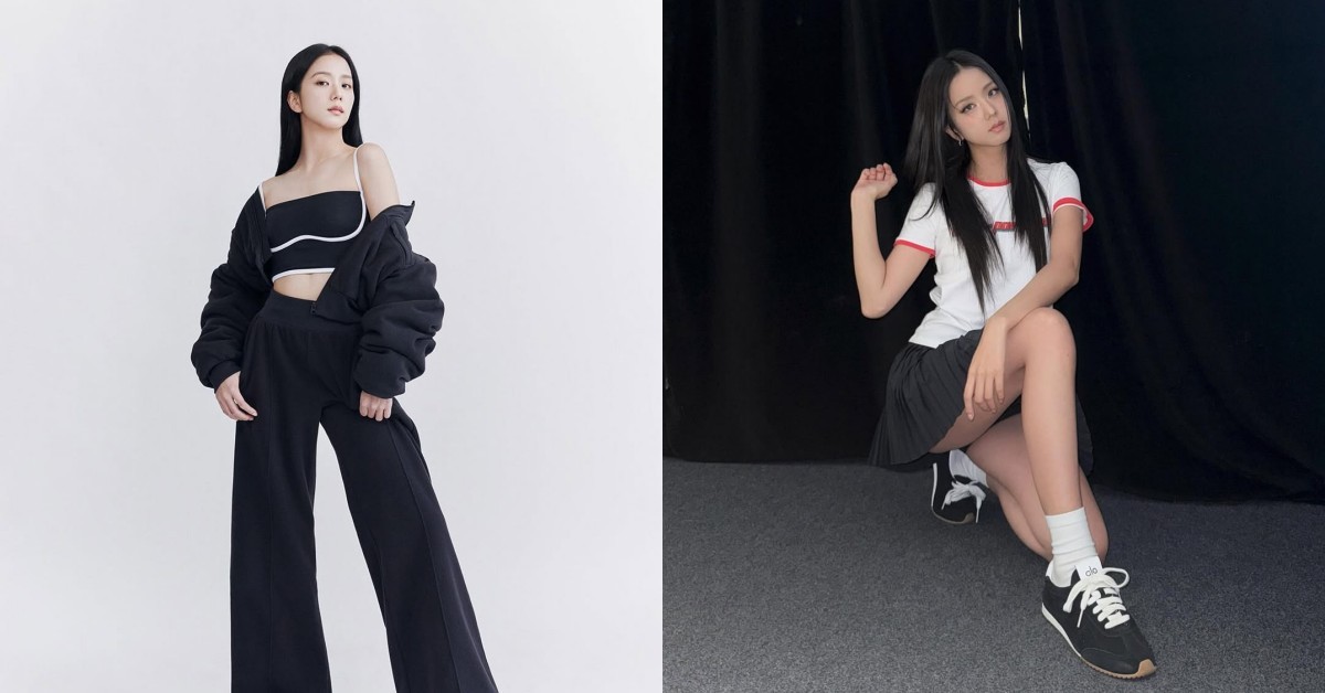 Jisoo示範4套運動服穿搭！薄底鞋＋百褶網球裙成造型新範本