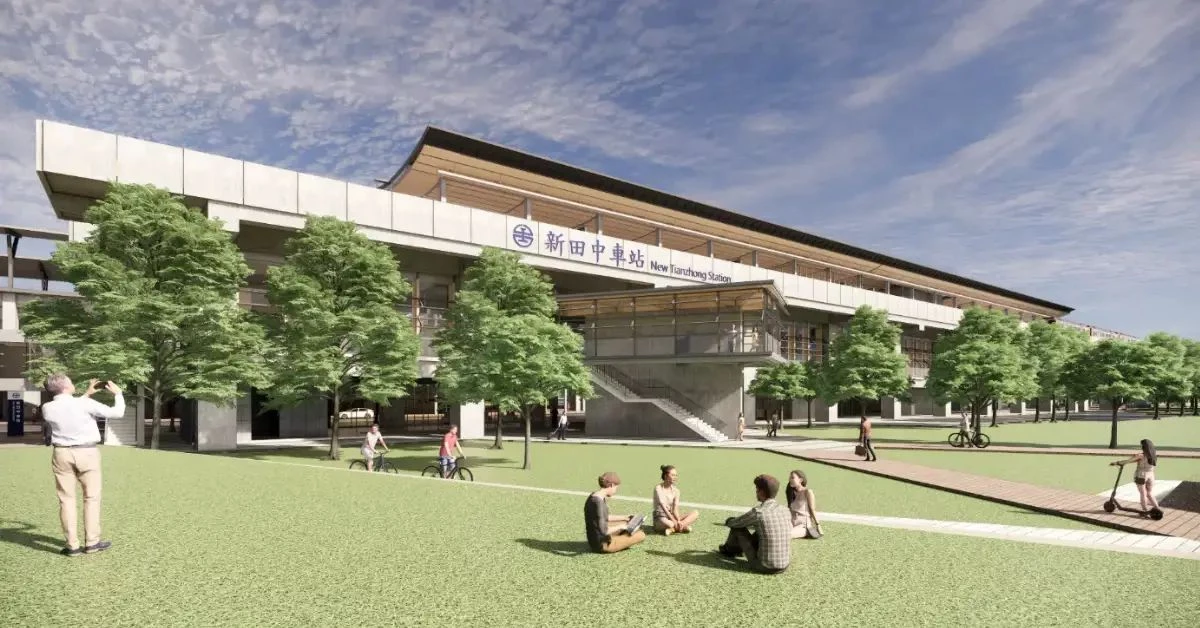 串連高鐵彰化站！台鐵「新田中車站」2029年通車，全台首座木結構