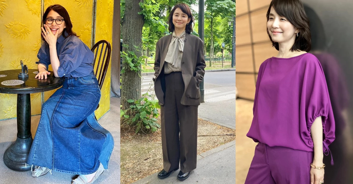 石田百合子減齡穿搭太強！西裝到吊帶褲「13套技巧」完全看不出57歲