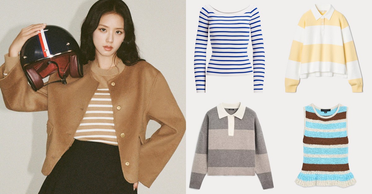2025條紋針織衫推薦11款：Jisoo同款穿Tommy、Uniqlo聯名款配色超可愛