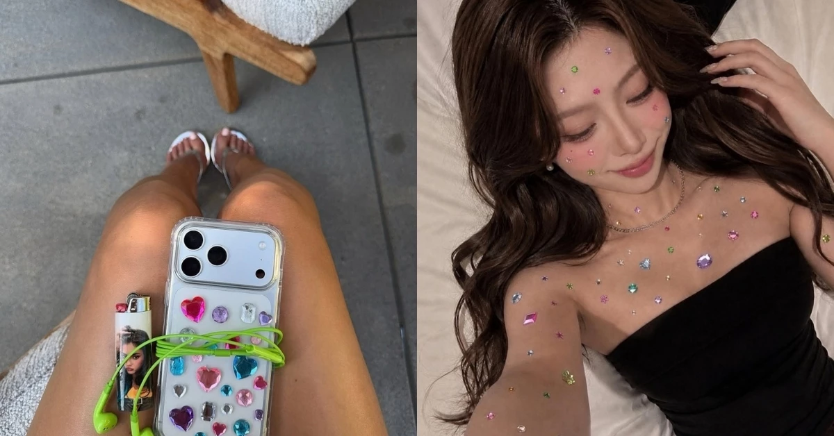 90後童年玩物回來了！「Bedazzling」水鑽DIY爆紅，手機、彩妝都能貼