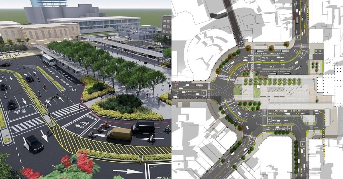 台南新地標「火車站前廣場」2027年完工！串連捷運綠線、整合人車動線