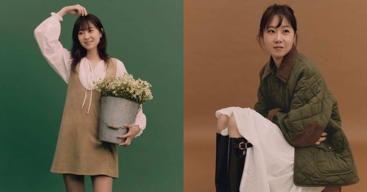 孔孝真45歲減齡穿搭靠耳環加分！帽T搭吊墜耳環堪稱「混搭教科書」