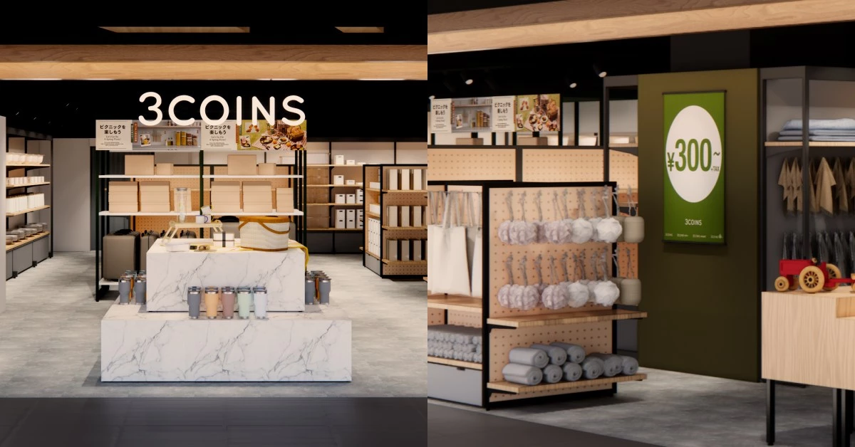 3COINS進軍台北！8月西門開幕，台灣限定好物、必買商品公開！