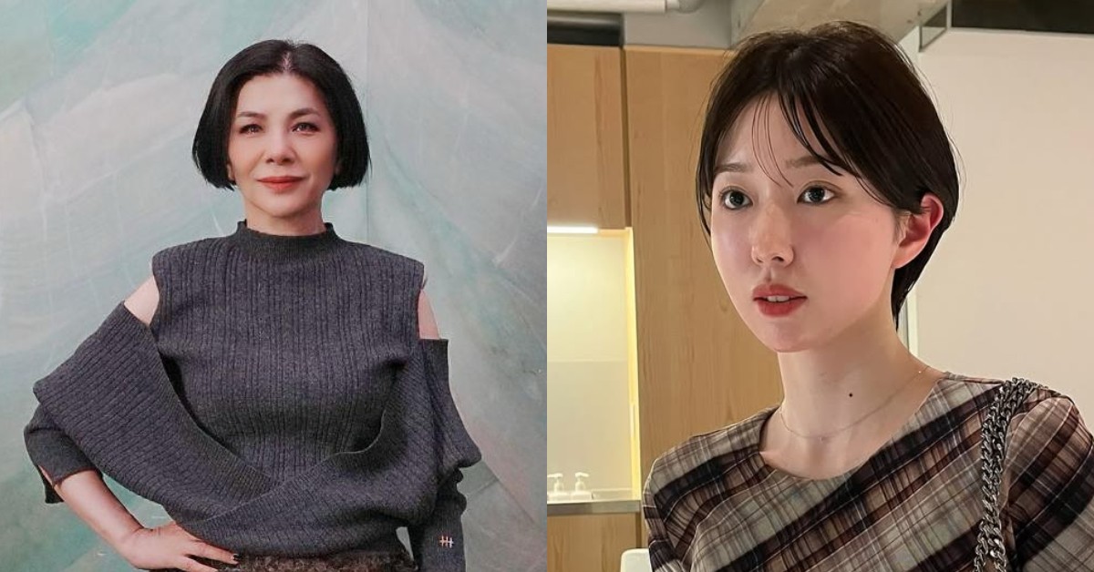 59歲張清芳減齡短髮不顯老！10款中分短髮推薦，層次鮑伯、C字捲、小顏剪顯臉小