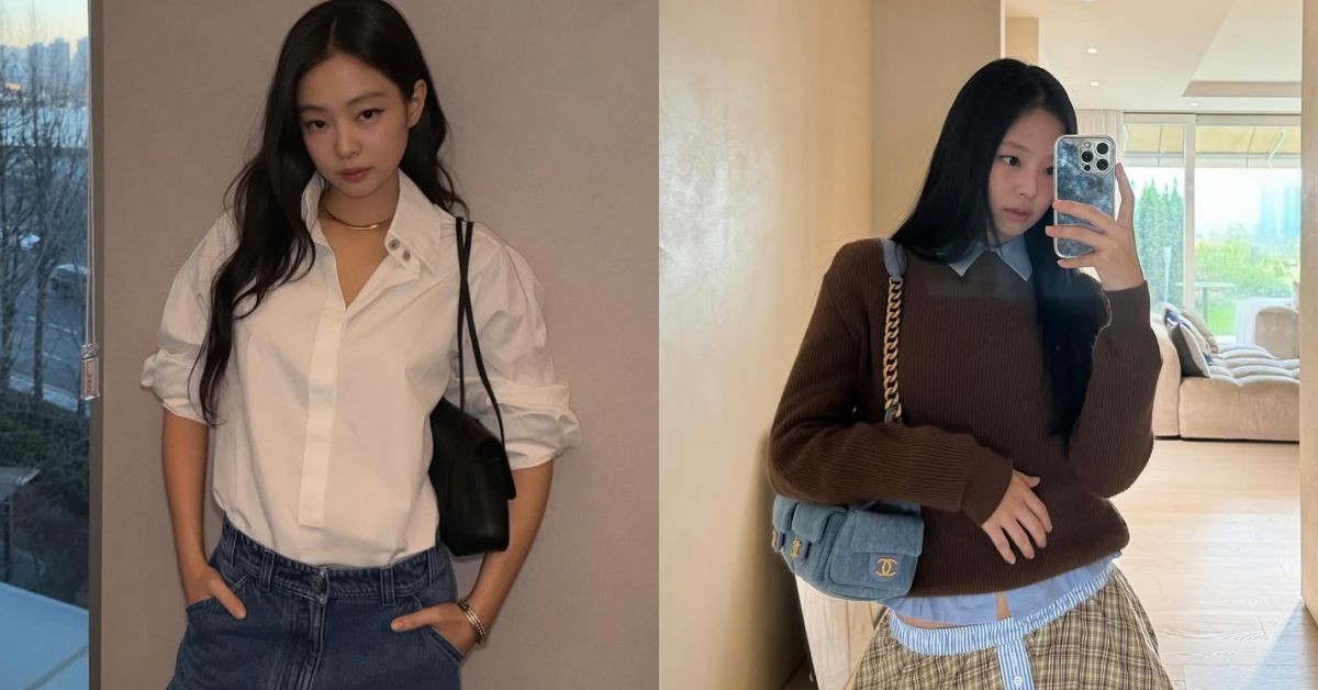 Jennie襯衫穿搭5招示範！Chanel白襯衫造型掀話題