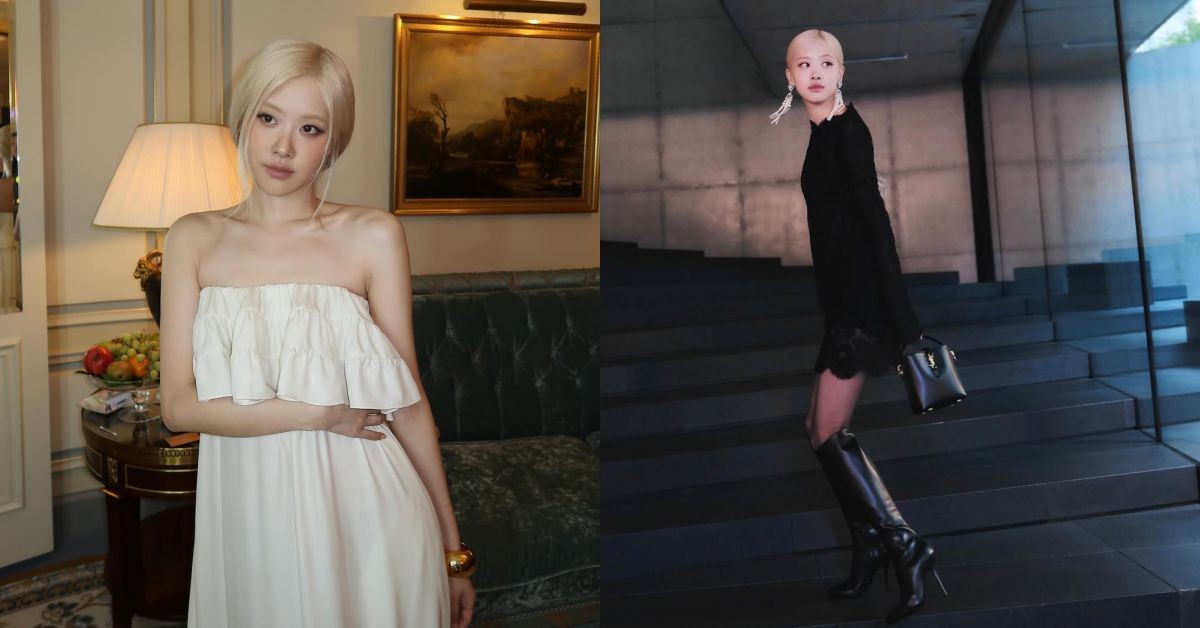 Rosé示範洋裝穿搭4招：聖羅蘭黑色小洋裝＋長靴打造高級約會感