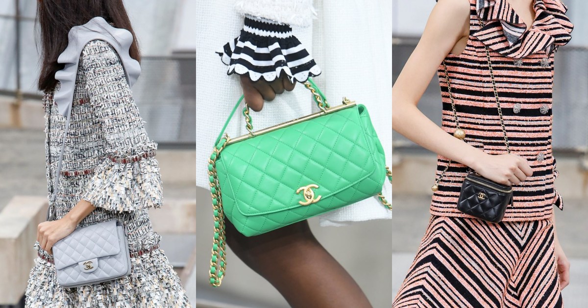 Chanel全新包款釋出！裙擺包、荷葉邊背帶、迷你方包2020年春夏最受注目包款都在這！