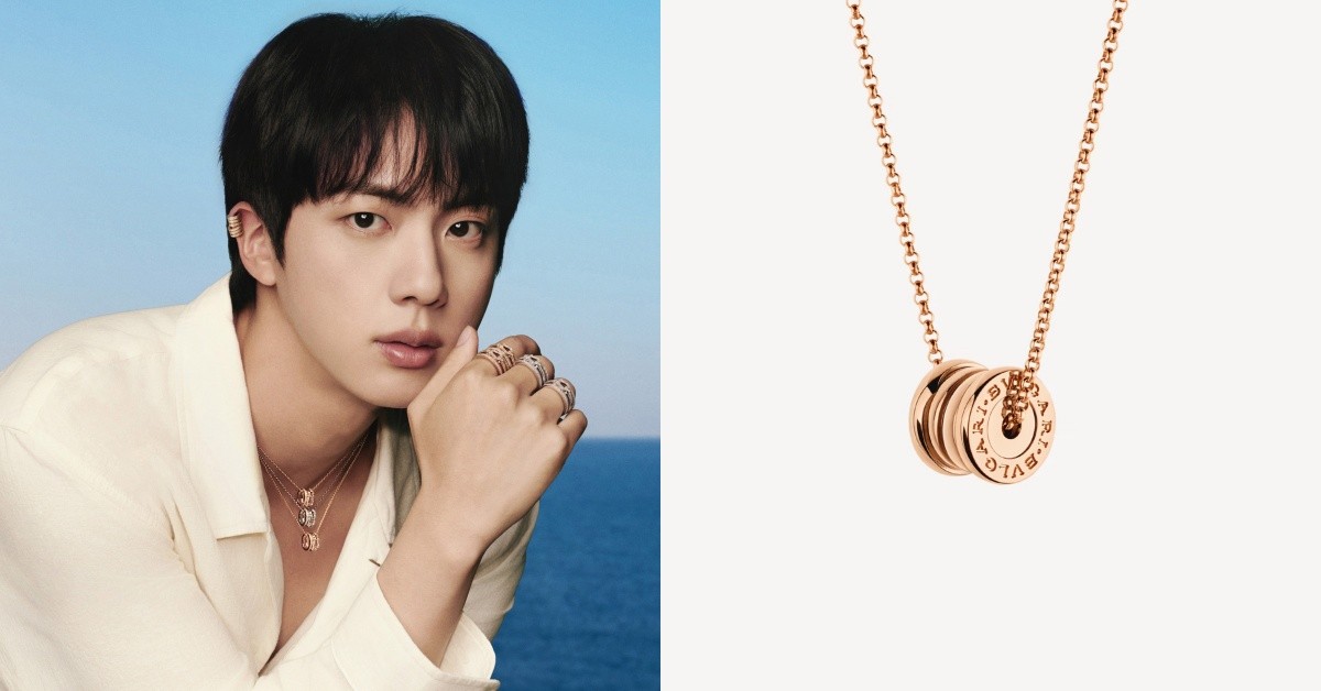 BTS Jin私服穿搭靠項鍊加分！精品圓形吊墜項鍊推薦13選：寶格麗、香奈兒十萬有找
