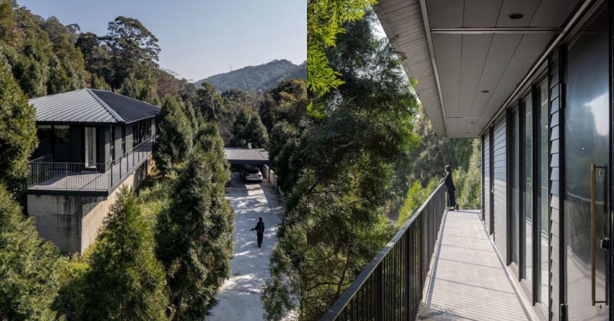 新竹私宅「伴山」獲設計大獎！坐落關西山林間，打造靜謐居住空間