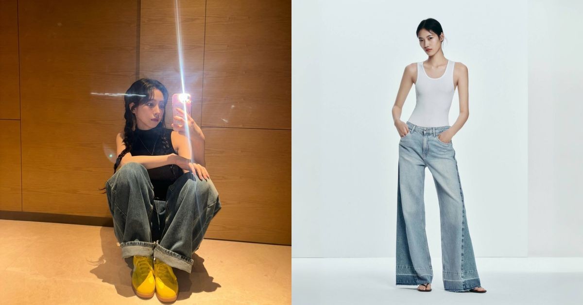 寬版牛仔褲穿搭更顯瘦！Jennie、Karina親自示範，6款平價推薦