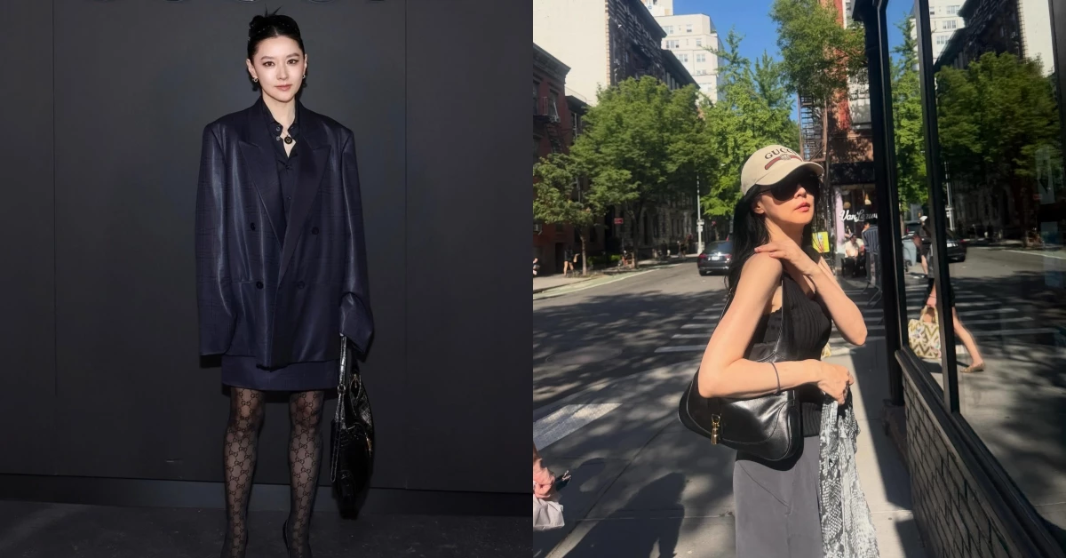 55歲李英愛減齡穿搭！裙子穿搭5招：Gucci賈姬包＋On運動鞋回春20歲