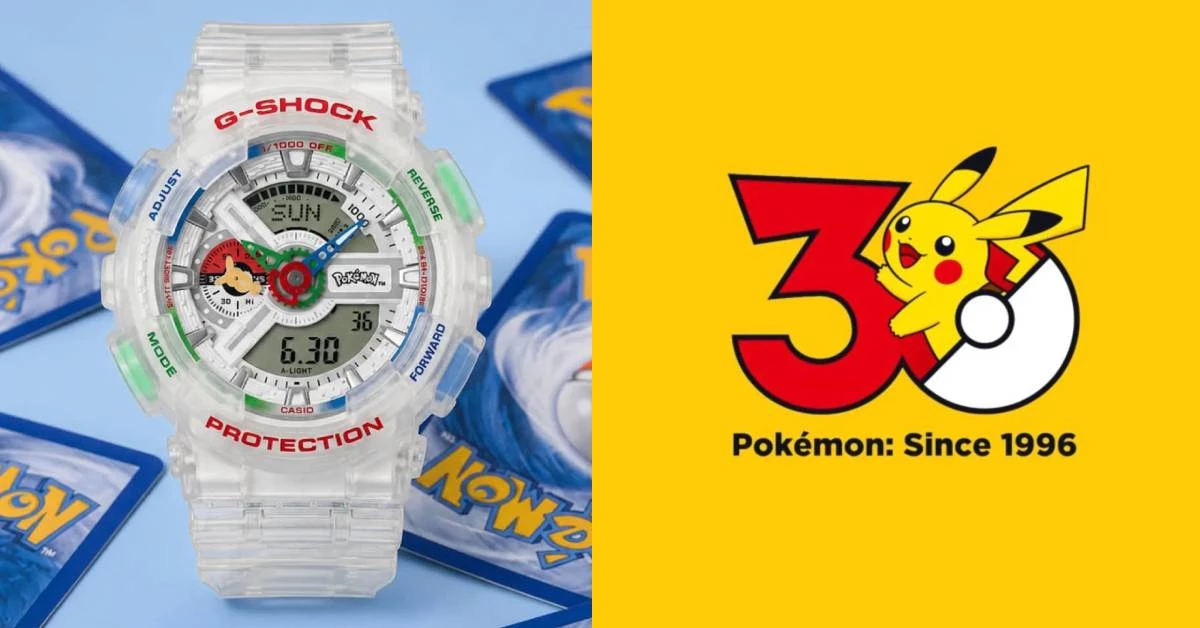 當國民錶遇見國民IP！G-Shock×寶可夢30週年限量錶，從設計彩蛋到精靈球錶盒一次看懂