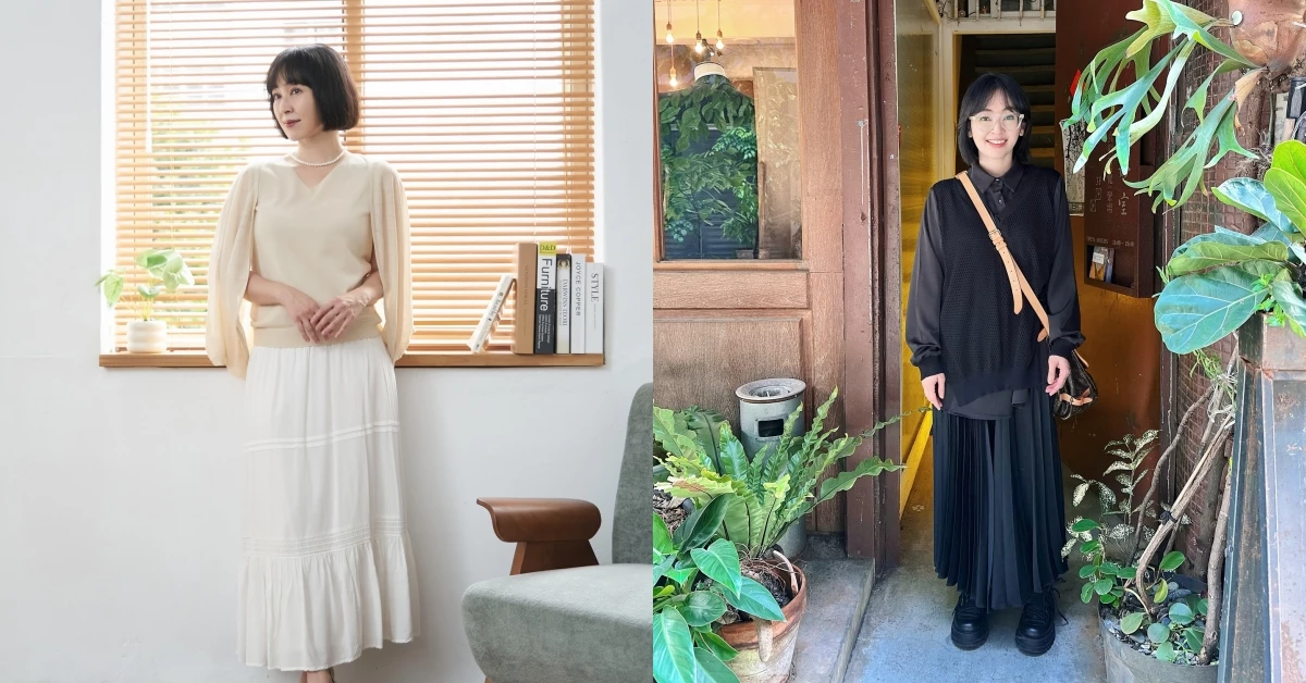51歲蔡燦得減齡穿搭！5針織衫穿搭：「這款式」遮蝴蝶袖