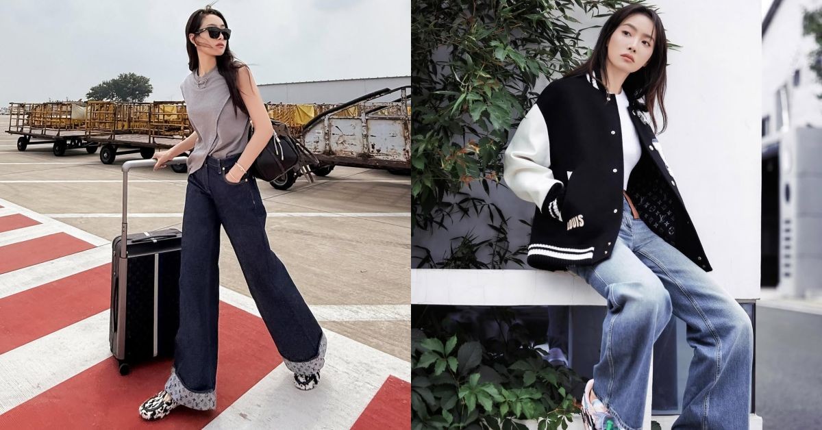 《我們的翻譯官》宋茜牛仔褲穿搭4招！同款LV「這樣穿」顯高又顯瘦