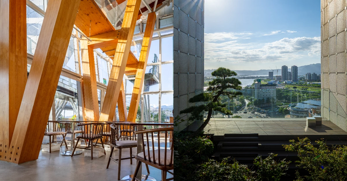 士林藝文新地標！裏山Sky：空中花園、餐桌、展覽打造城市高空新場域