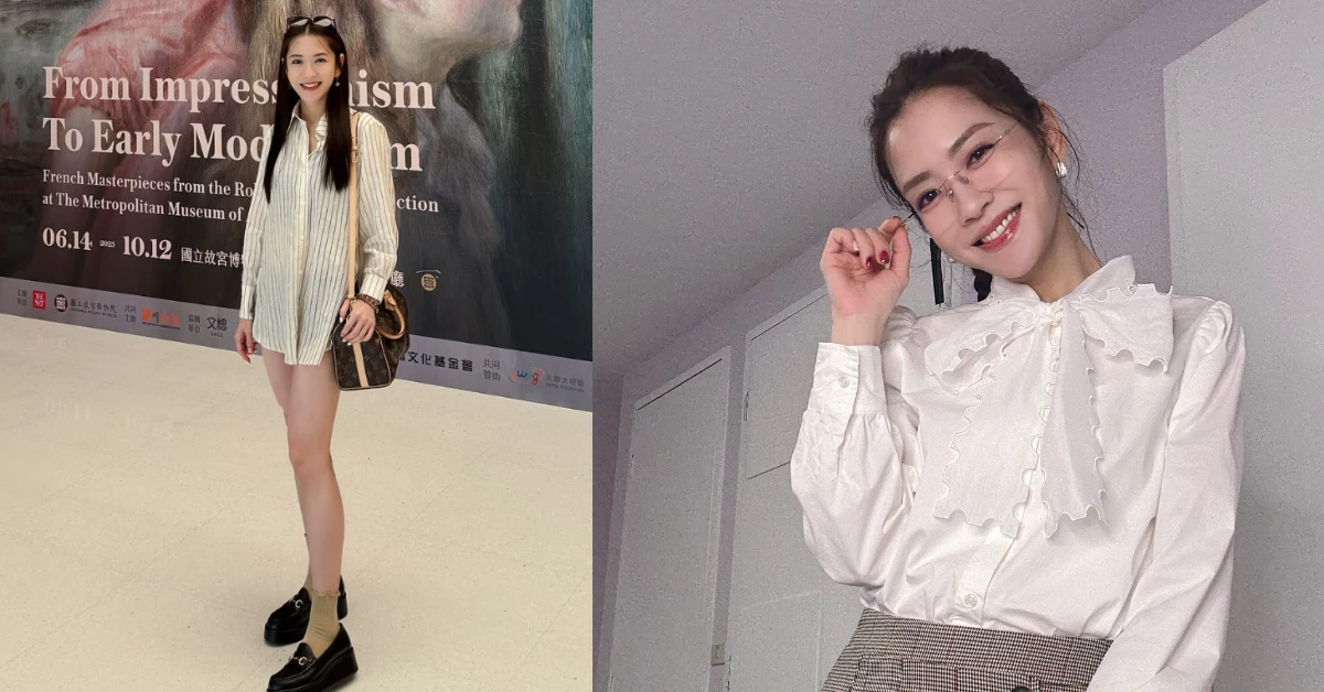 金馬紅毯主持人楊千霈44歲減齡穿搭！亮色系單品+短褲宛如大學生