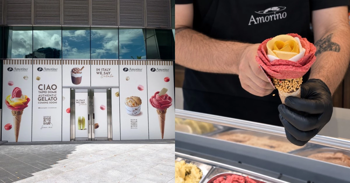 台北必吃Gelato！法國冰淇淋Amorino亞洲首店在大巨蛋：30款口味Jennie、V也愛