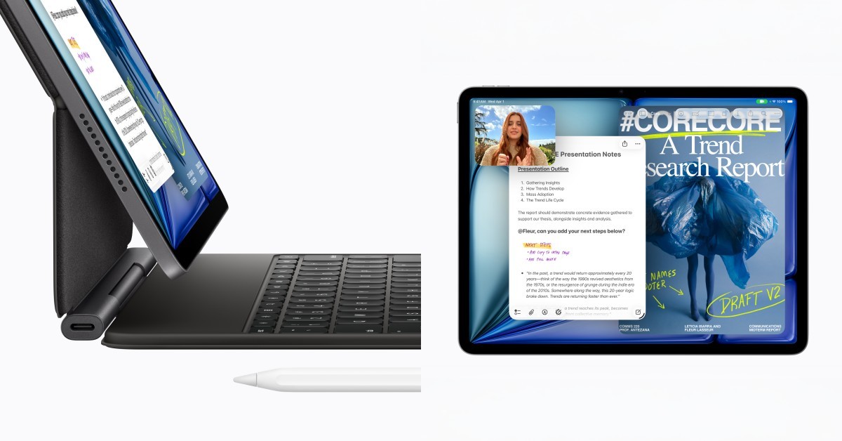 Apple全新M4 iPad Air登場！「平價版Pro」效能提升、價格不漲！