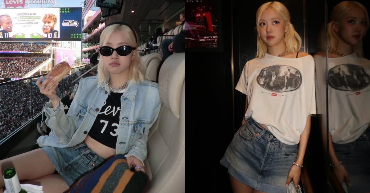 Rosé超級盃牛仔裙穿搭3招解析！原來顯腿長的秘訣是這個！