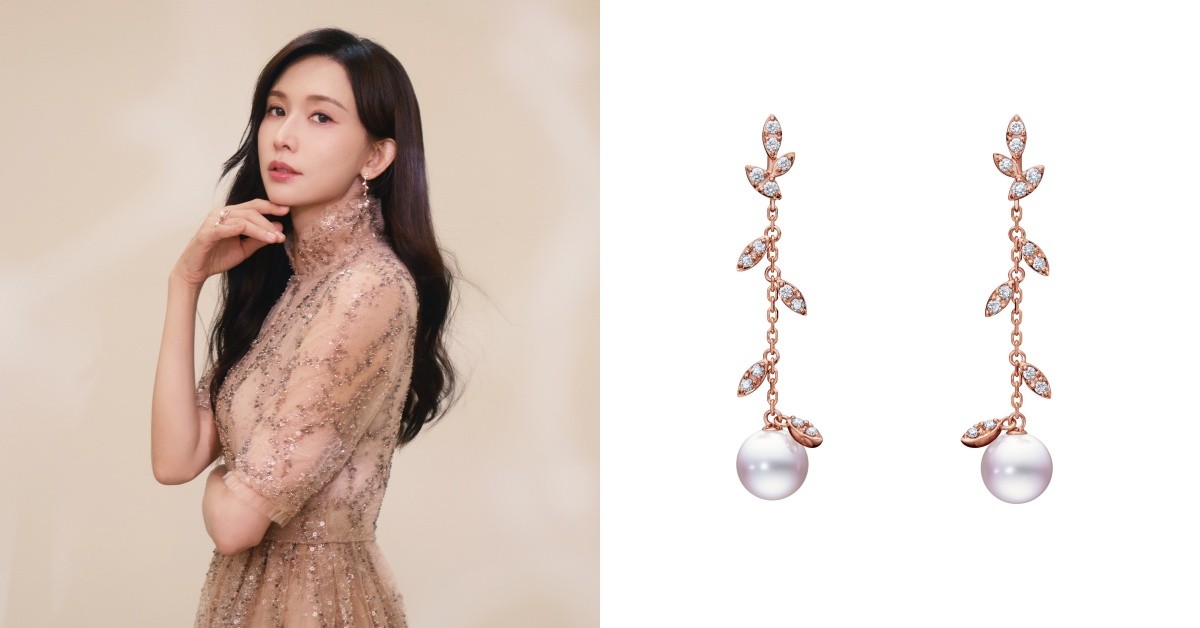 50歲林志玲減齡穿搭靠珍珠加分！珍珠耳環推薦8款：LV、Dior兩萬入手