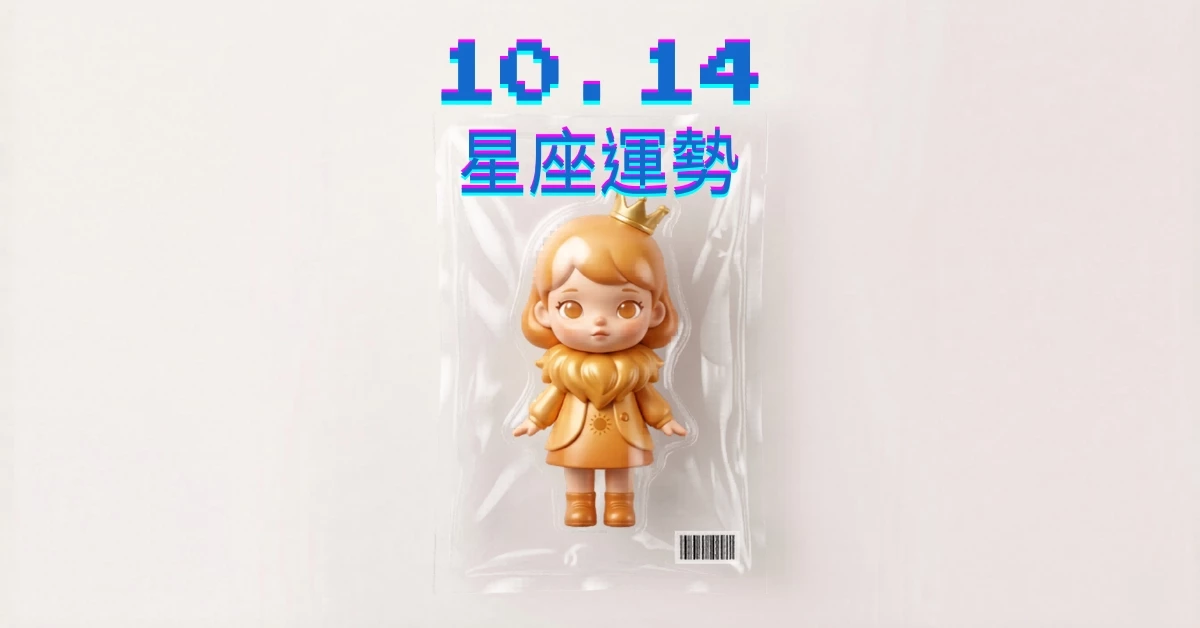 【星座運勢】10/14：天秤愛情甜蜜快樂，「這星座」財運需做好投資計劃