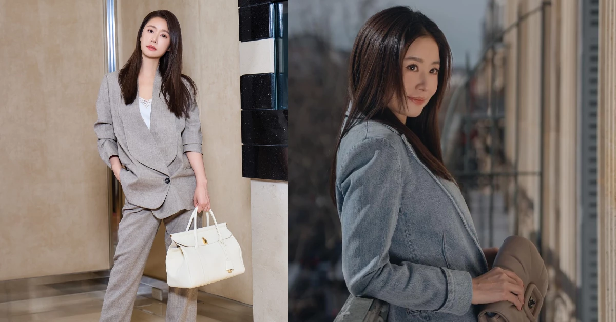 50歲林心如OL穿搭6密技！寬褲+西裝這樣穿女強人造型也能很減齡