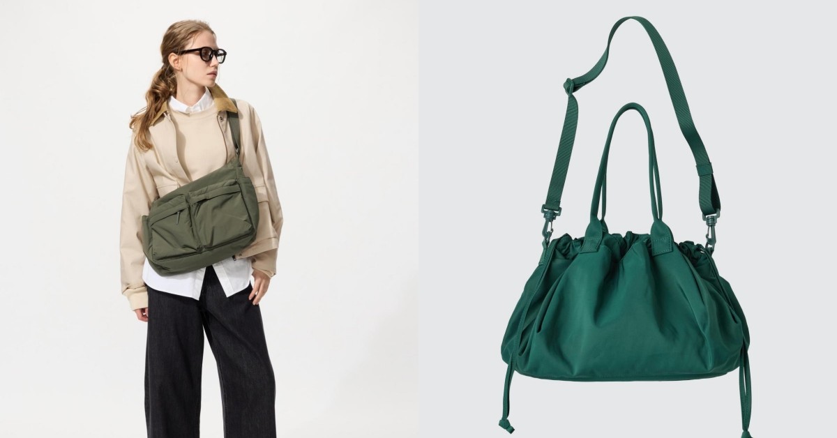 2026 Uniqlo肩背包推5款：Chloé前設計師操刀抽繩款、它400有找
