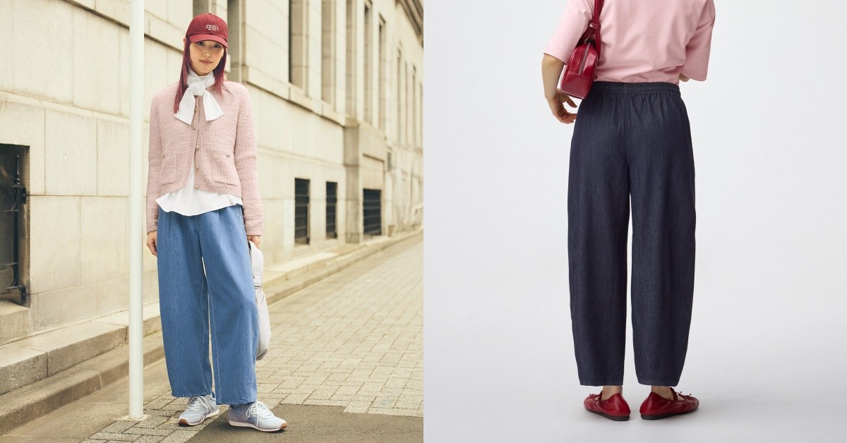 GU錐形褲日本熱銷再推新款！輕型牛仔布料，稍短、稍長款一次滿足