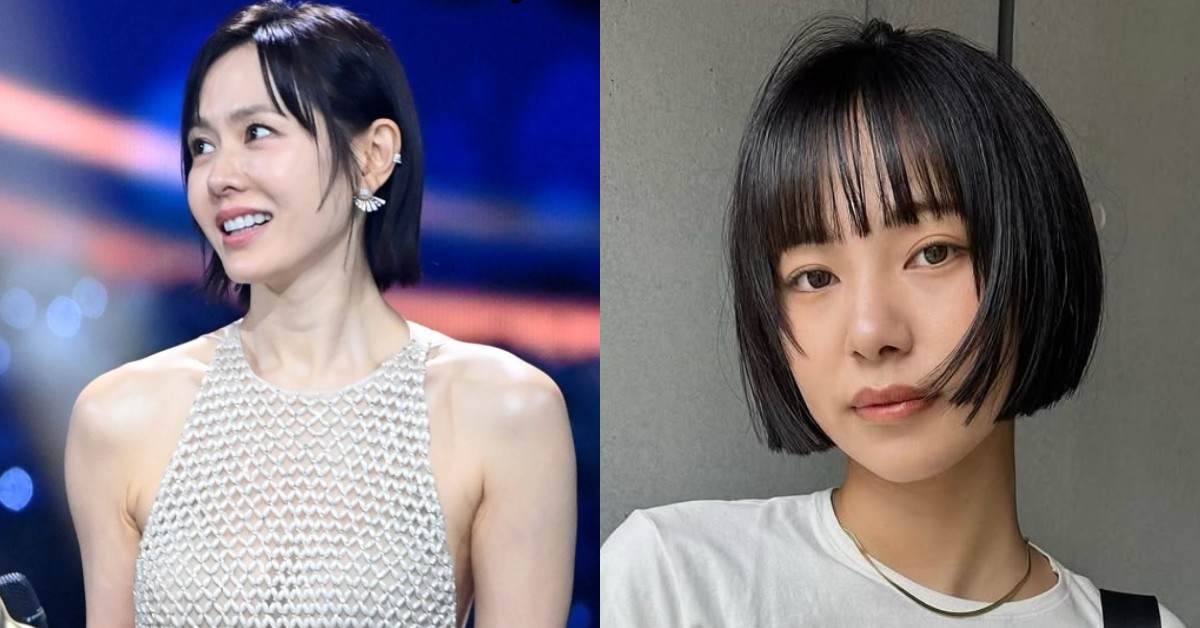 孫藝珍43歲減齡短髮！黑色齊短髮5款推薦：齊瀏海、層次剪顯小臉首選