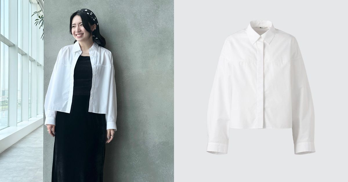 Uniqlo短版襯衫爆紅！4大顯瘦百搭公式，「這樣穿」超減齡