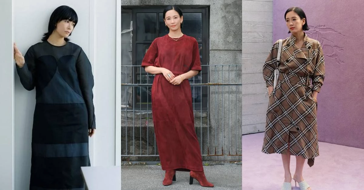 賣座日劇都有她！43歲水川麻美減齡穿搭11套，根本Burberry大粉絲