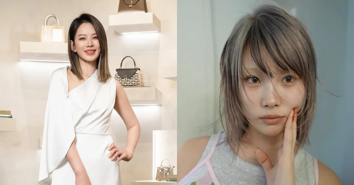 47歲Melody中長髮挑染年輕5歲！6減齡染髮髮型，圓臉、髮量少也適合