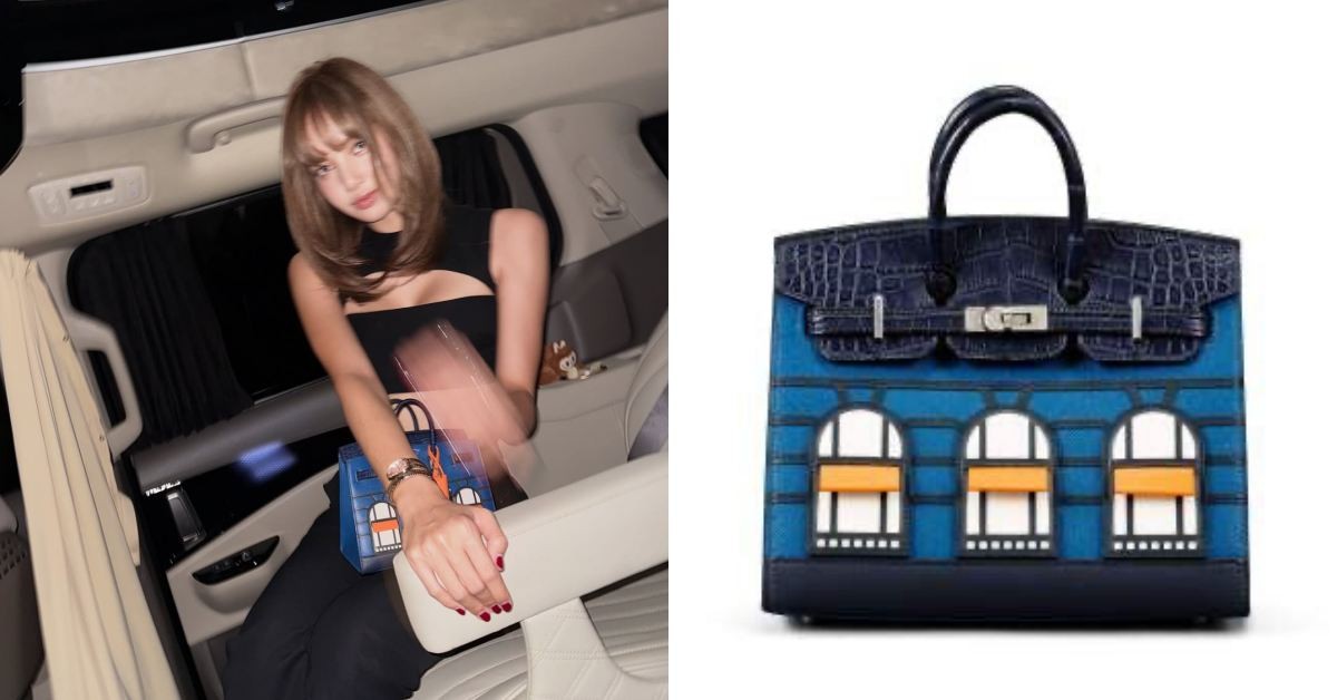  Lisa手拎愛馬仕夢幻包身價至少5百萬！Faubourg柏金包背景介紹 ，這原因換來「房子包」稱號！