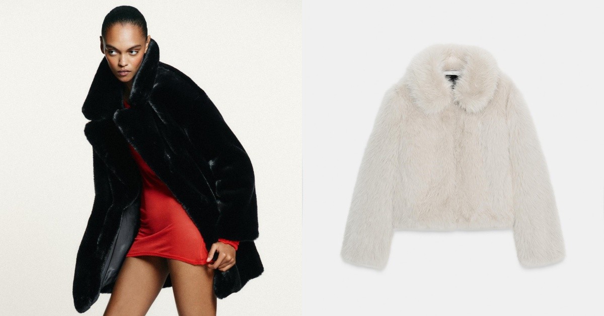 Zara皮草大衣推薦12選！冬季必備毛毛設計，搭小白鞋時髦度加分