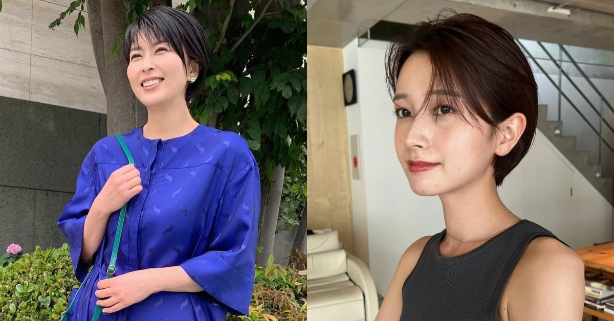 48歲松隆子短髮超減齡！7款塞耳後短髮推薦，耳下鮑伯、法式燙修飾臉型又顯小臉