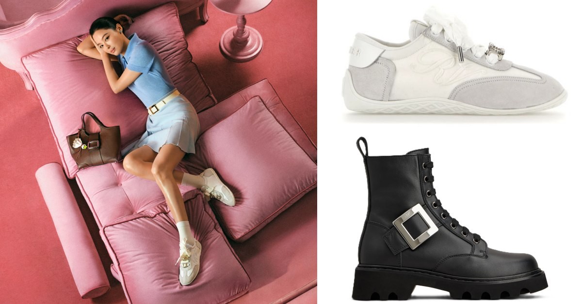 辛芷蕾入鏡Roger Vivier形象照！同款「薄底鞋」討論度很高，方釦厚底靴最修飾腿長！