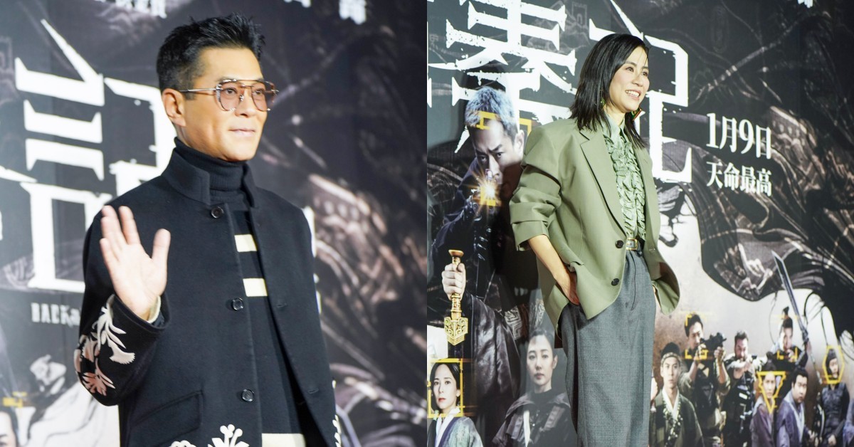 古天樂、宣萱《尋秦記》睽違25年來台合體！劉冠廷首映現身送「薯串」原因曝光