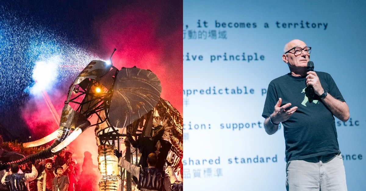 專訪｜三頭巨象為何走進台北？奧波西托劇團揭密《大象來了》：真正主角不是大象，而是整座城市