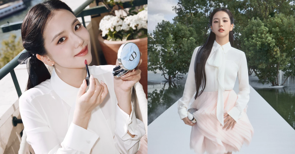 Jisoo美出新高度！「粉紅煙燻妝」同款氣墊、玫瑰木唇色一次公開