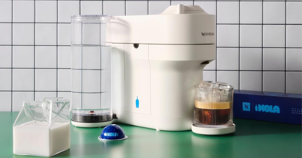 超限量「藍瓶咖啡機」登台！Nespresso打造時尚簡約的居家咖啡廳