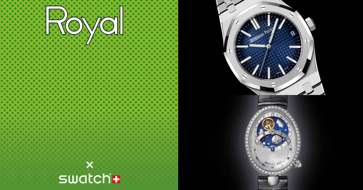 Swatch ×「Royal」？聯名預告藏驚人彩蛋！AP愛彼皇家橡樹、寶璣皇室風範全網瘋猜，「這天」正式揭曉