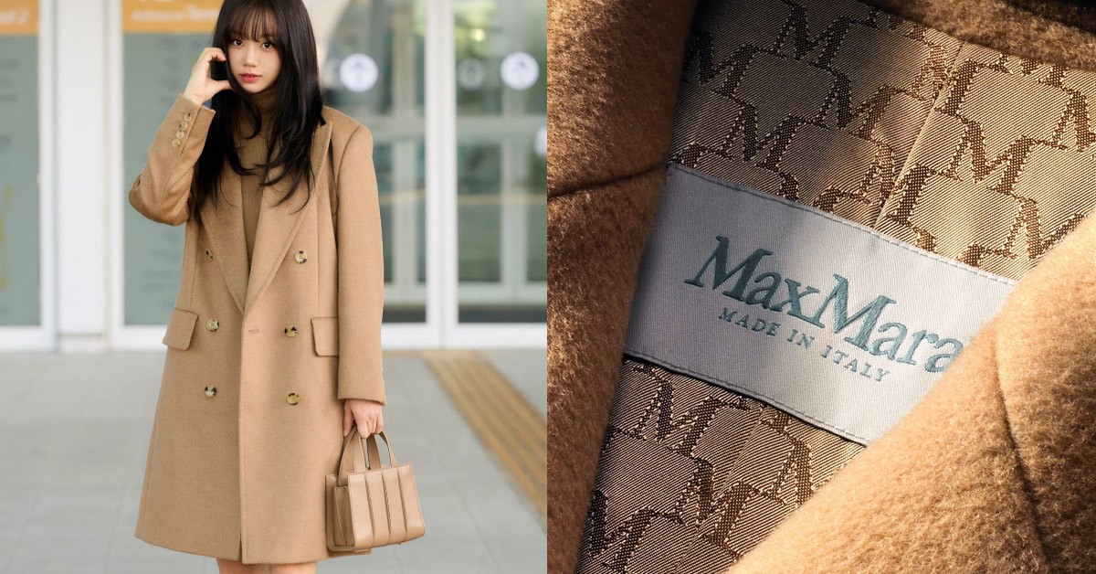 惠利來台身上經典大衣是「這件」！4亮點解析Max Mara魅力