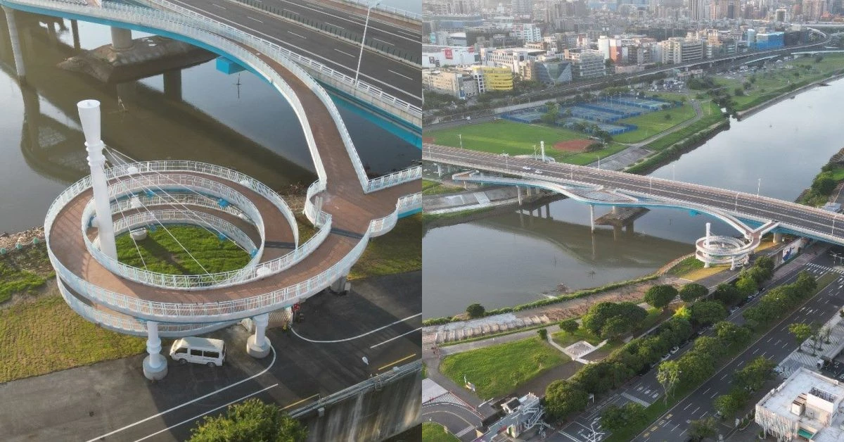 台北新地標「民權大橋景觀橋」啟用！近距離觀賞松山機場飛機起降