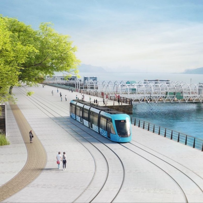 新北捷運「淡海輕軌二期」先期工程完工！串連淡江大橋，6個上車點