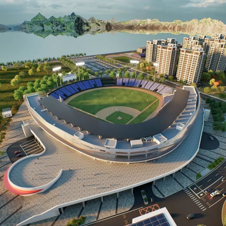 屏東新地標「國際棒球場」2027年完工！串連高鐵屏東站、台鐵六塊厝